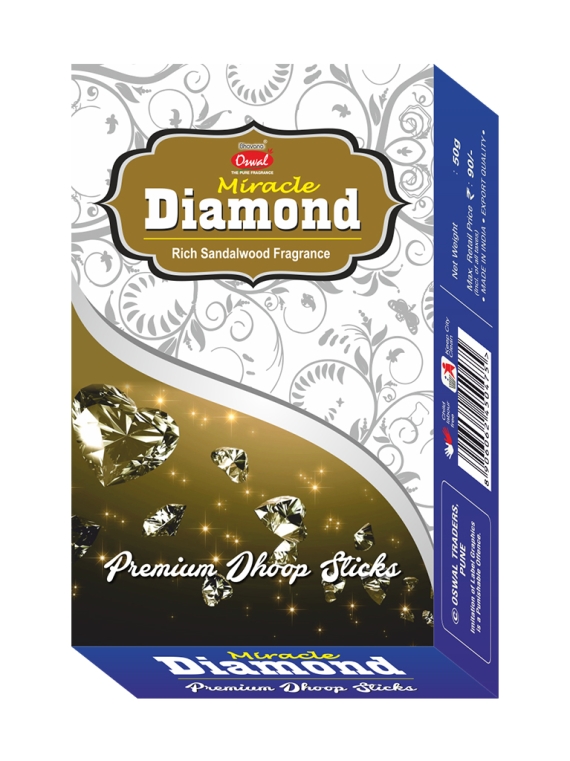Diamond Rich - Packaging-Dhoop Sticks,Fragrance-Sandalwood - Pooja Needs | Buy online on ZillyBuy