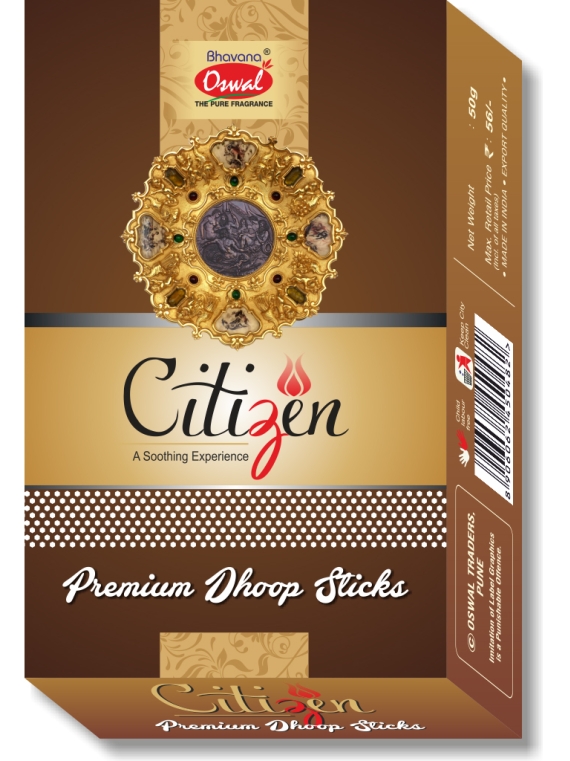 CITIZEN DHOOP preview description - Packaging-Dhoop Sticks,Fragrance-Fancy - Pooja Needs | Buy online on ZillyBuy