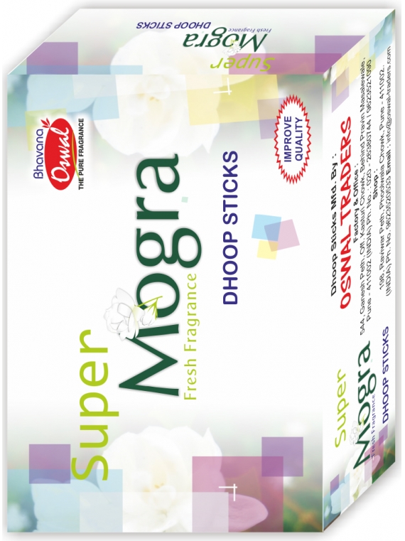 SUPER MOGRA - Packaging-Dhoop Sticks,Fragrance-Mogra - Pooja Needs | Buy online on ZillyBuy