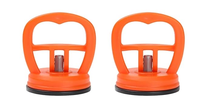 OSFT 2 Pcs Disassembly Heavy Duty Suction Cup Opening Removal Tool,Suction Dent Puller for LCD Screen Repair of Laptops Tablets Phones(Black) blaze orange