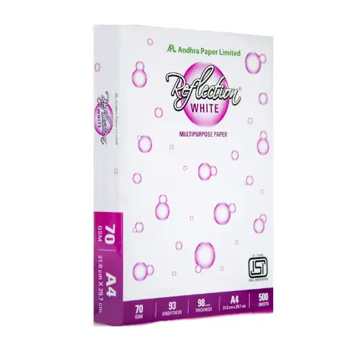 Reflection 70GSM A4 Copier Paper  - Pack Of 1 Ream (500 sheets) - Stationery | Buy online on ZillyBuy