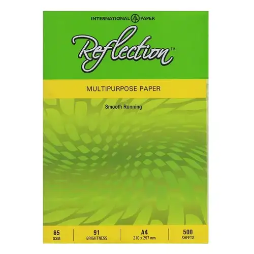 Reflection 65GSM A4 Copier Paper - Pack Of 1 Ream (500 sheets) - Stationery | Buy online on ZillyBuy