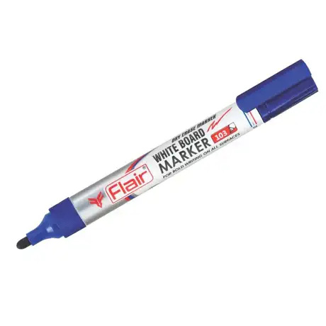 Flair Whiteboard Marker for Bold Writing  - Blue - Stationery | Buy online on ZillyBuy