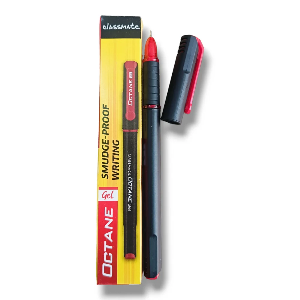 Classmate Octane Gel pen - Red - 1 - Pic - Stationery | Buy online on ZillyBuy