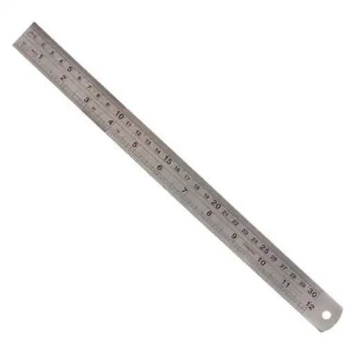 Khyati 30cm Stainless Steel Ruler - Stationery | Buy online on ZillyBuy
