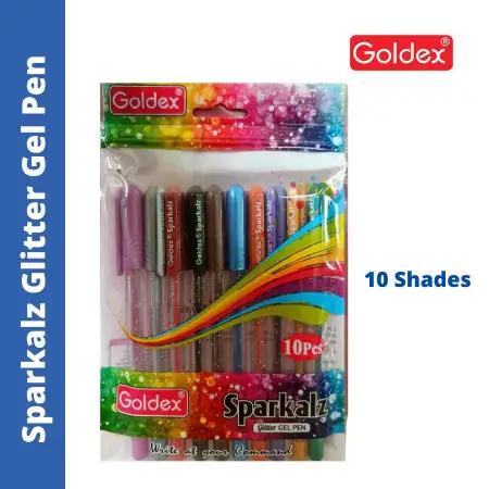 Goldex Sparkalz Glitter Gel Pen - Stationery | Buy online on ZillyBuy