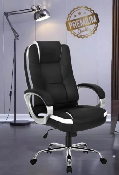 Apkainterior Fortuna D-42 High Back Office Chair (Black) black