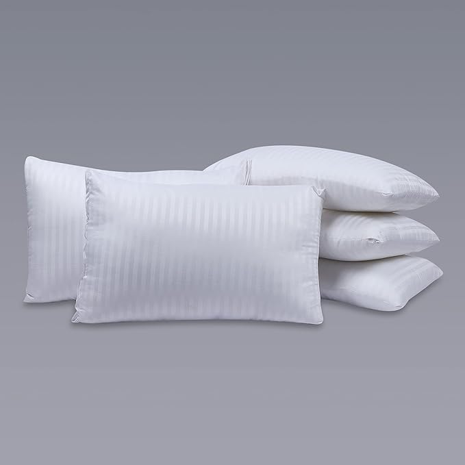 Soft Microfiber Pillow Set Of 2 (White) 100 Percentage Soft Quality white