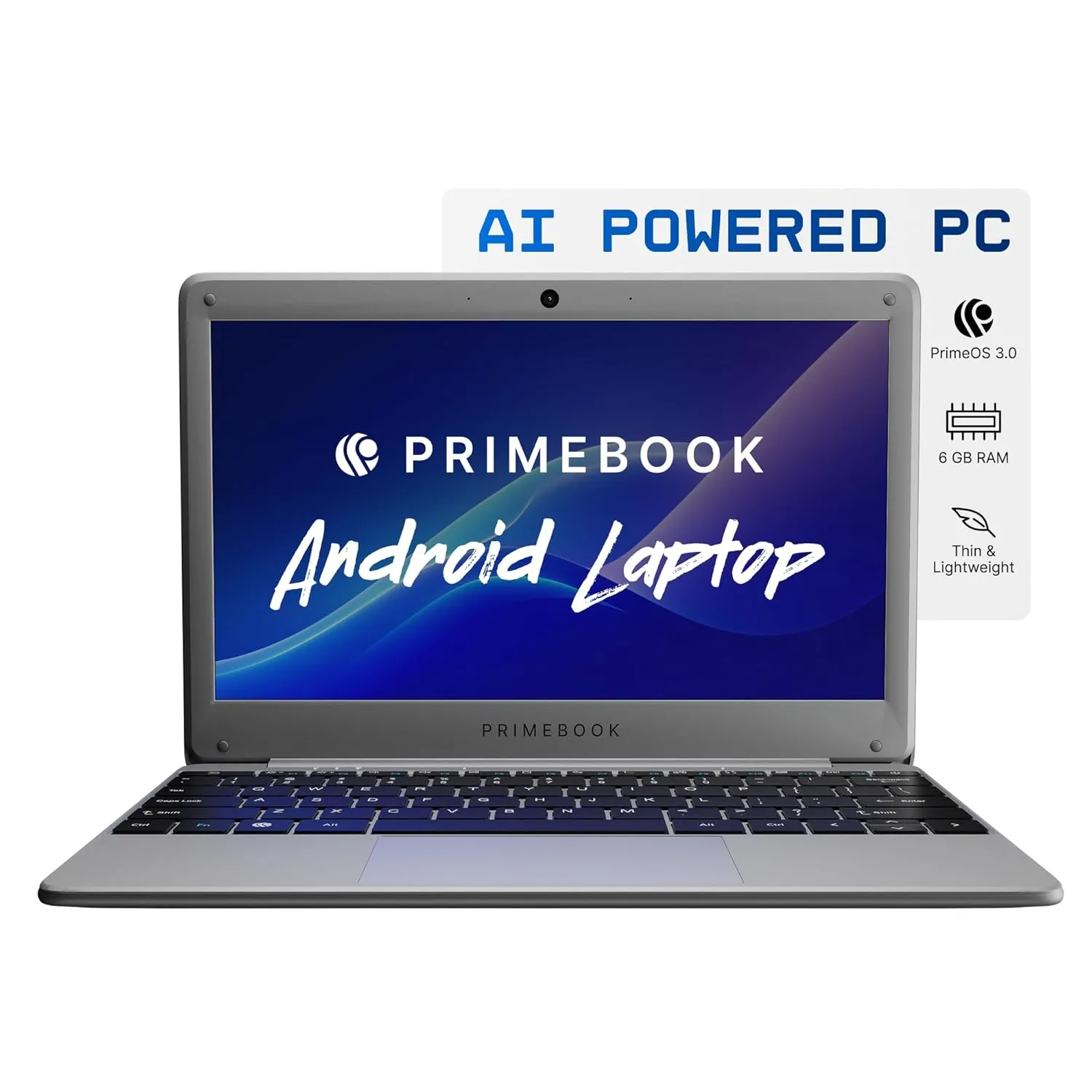 Primebook 2 Neo (11.6") Mediatek Helio G99 MT8781 Octa-Core silver