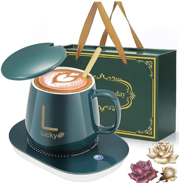 WALITO Coffee Mug Warmer, Electric Coffee Warmer for Desk with Auto Shut Off, Smart Cup Warmer for Warming & Heating Coffee, Beverage, Milk, Tea and Hot Chocolate (Multicolor) - Cookware | Buy online on ZillyBuy