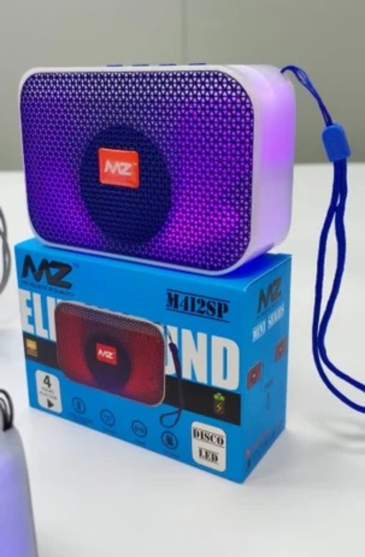 MZ M412SP (Portable Bluetooth Speaker) Dynamic Thunder Sound with High Bass 5 W Bluetooth Speaker 1200mAh Batter - Home Audio | Buy online on ZillyBuy