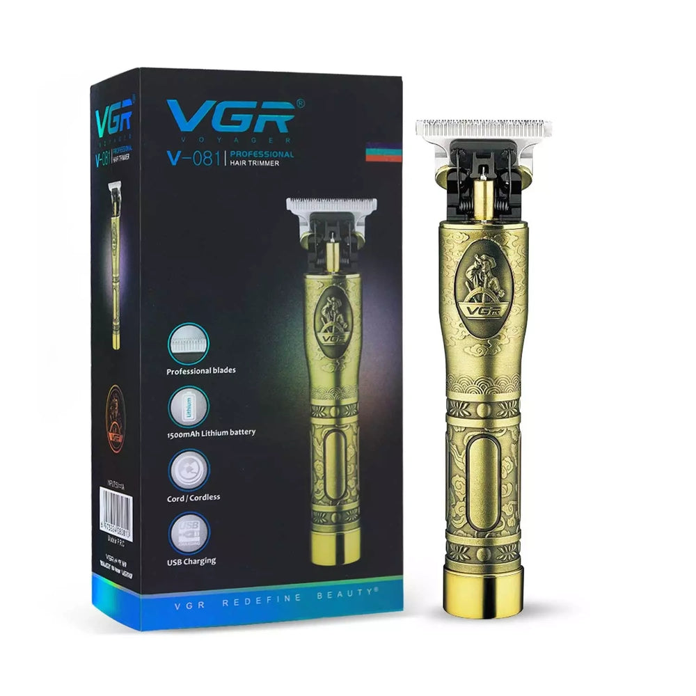 vgr v 081 gold mens hair trimmer for salon quality gold 