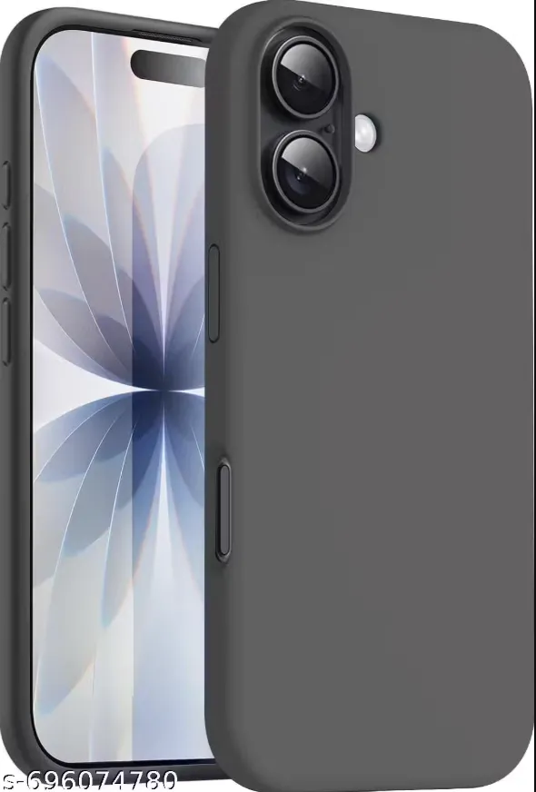 Kozykit Soft Silicone Case for iPhone 17  Grey | Shockproof, Dustproof & Anti-Skid Phone Cover | Liquid Silicone Back Cover with Microfiber Lining | Slim Protective iPhone 17 Case gray