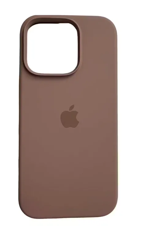 Kozykit Back Cover Compatible with iPhone 13 | Liquid Silicone Soft Touch Case | Full Protection Shockproof Slim Back Cover | Stylish Mobile Cover for iPhone 13 (Light Brown Colour) brown rust