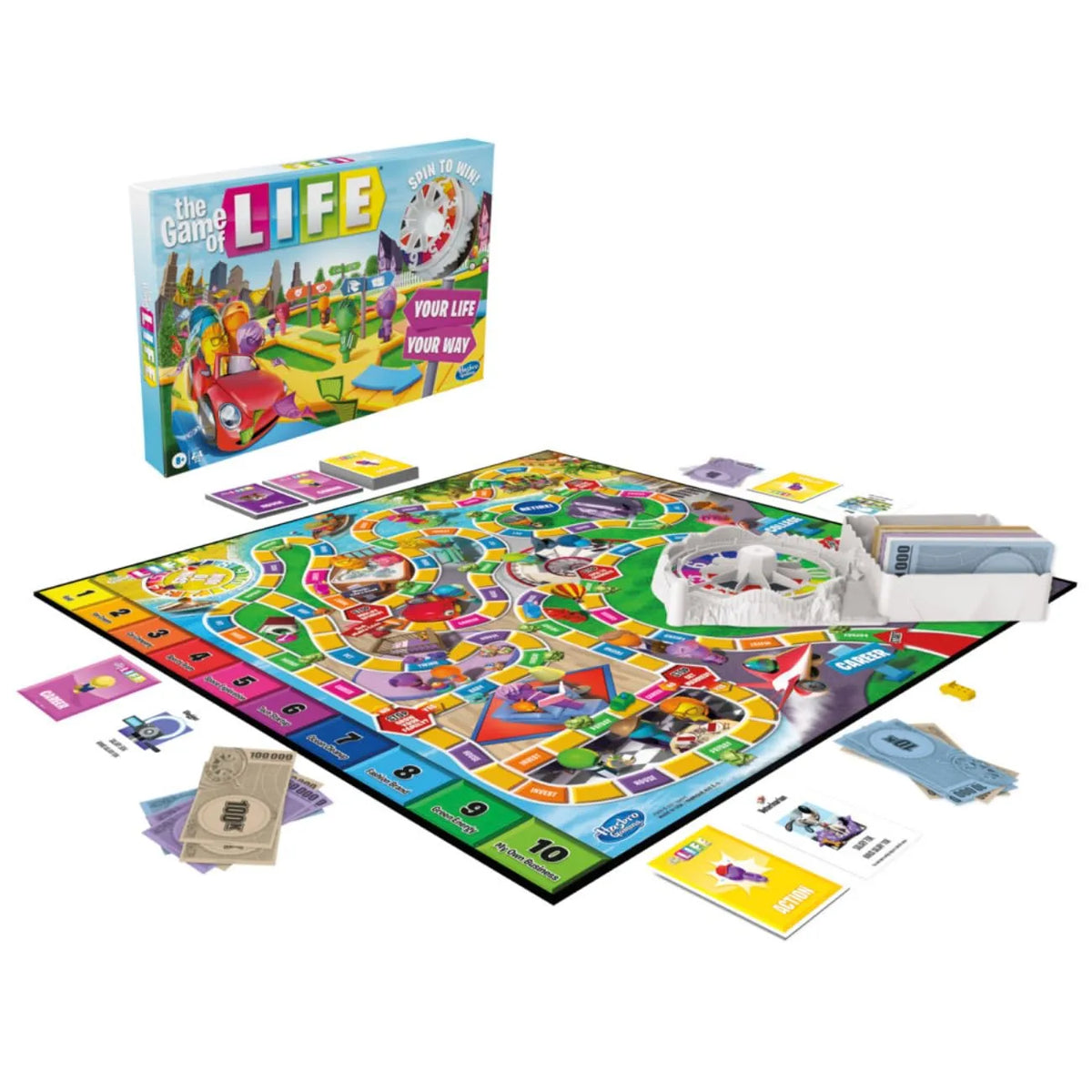 Hasbro Gaming The Game of Life Family Board Game, Ages 8+ - Stationery | Buy online on ZillyBuy