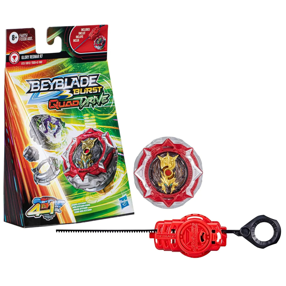 Beyblade Burst QuadDrive Glory Regnar R7 Starter Pack - Stationery | Buy online on ZillyBuy