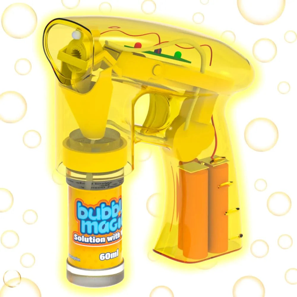 Bubble Magic Light Up Bubble Blaster - Yellow - Stationery | Buy online on ZillyBuy