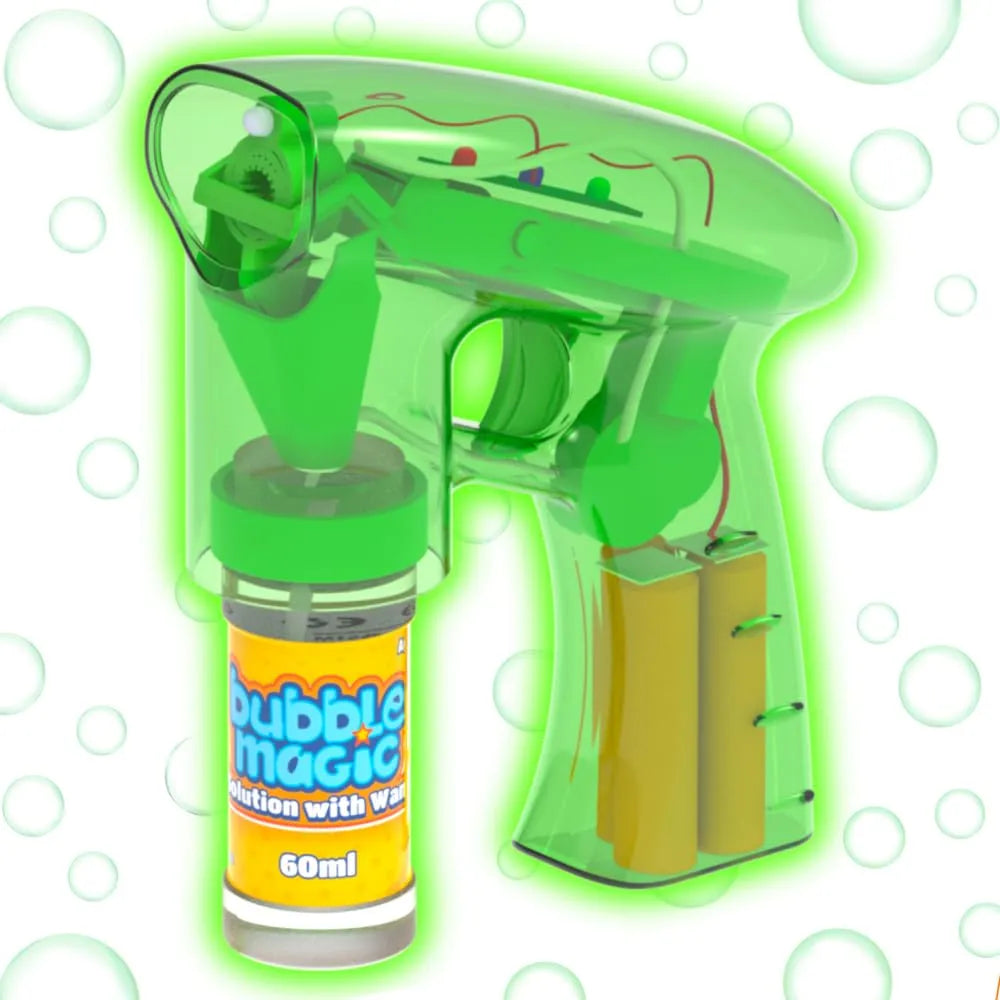 Bubble Magic Light Up Bubble Blaster - Green - Stationery | Buy online on ZillyBuy