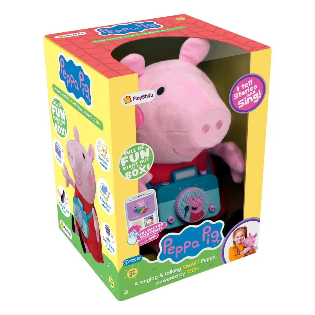 PlayShifu Smart Peppa  Singing & Talking Interactive Plush Toy - Stationery | Buy online on ZillyBuy