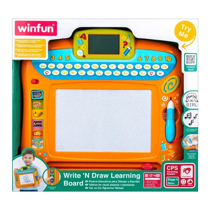 Winfun Write 'n Draw Learning Board - Stationery | Buy online on ZillyBuy