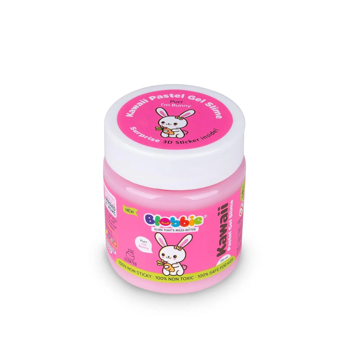 Kawaii Pastel Gel Slime Purr 130ML - Stationery | Buy online on ZillyBuy