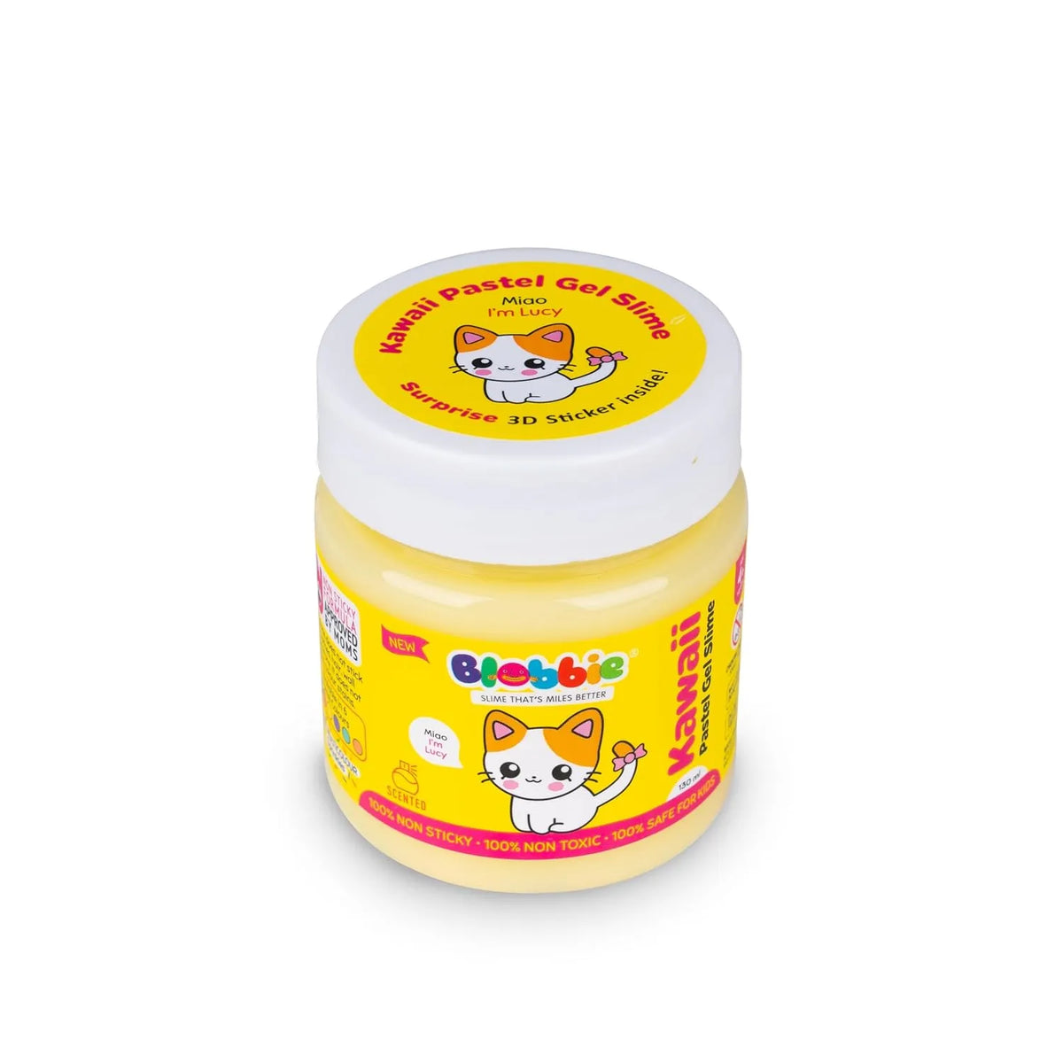 Kawaii Pastel Gel Slime Miao 130ML - Stationery | Buy online on ZillyBuy