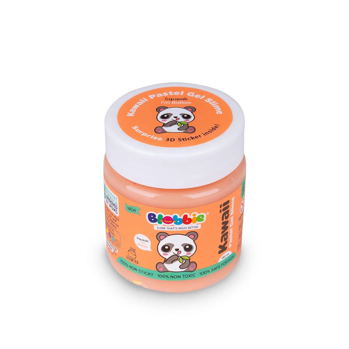 Kawaii Pastel Gel Slime Squeak 130ML - Stationery | Buy online on ZillyBuy