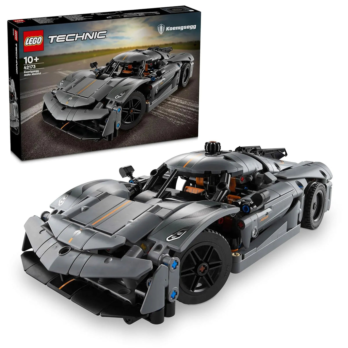 Lego Technic 42173 Koenigsegg Jesko Absolut Grey Hypercar - Stationery | Buy online on ZillyBuy