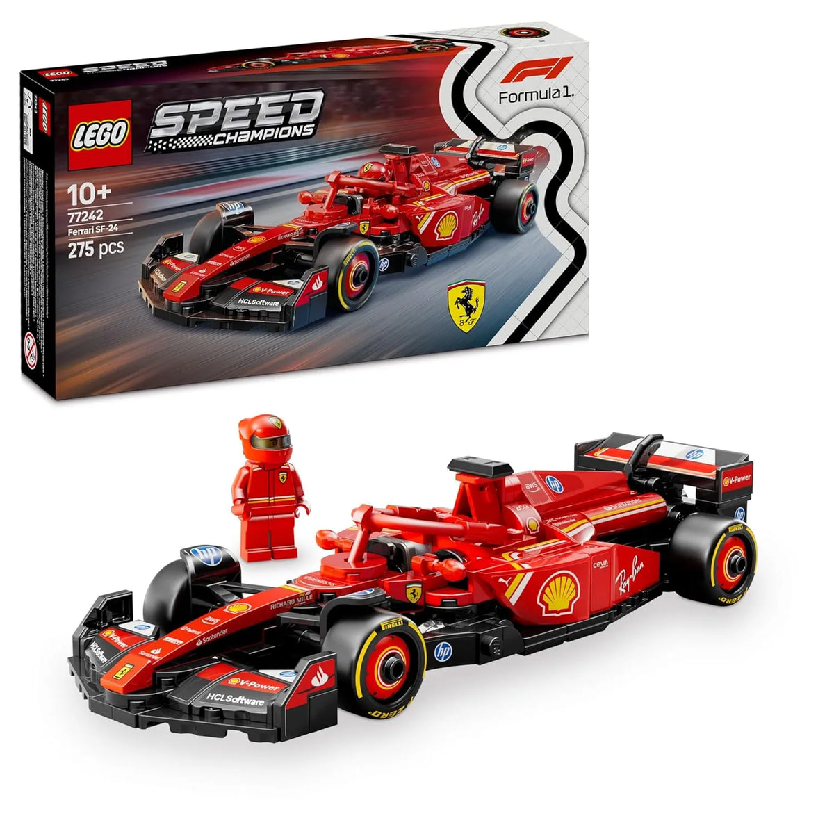 Lego Speed Champions 77242 Ferrari SF-24 F1 Race Car - Stationery | Buy online on ZillyBuy