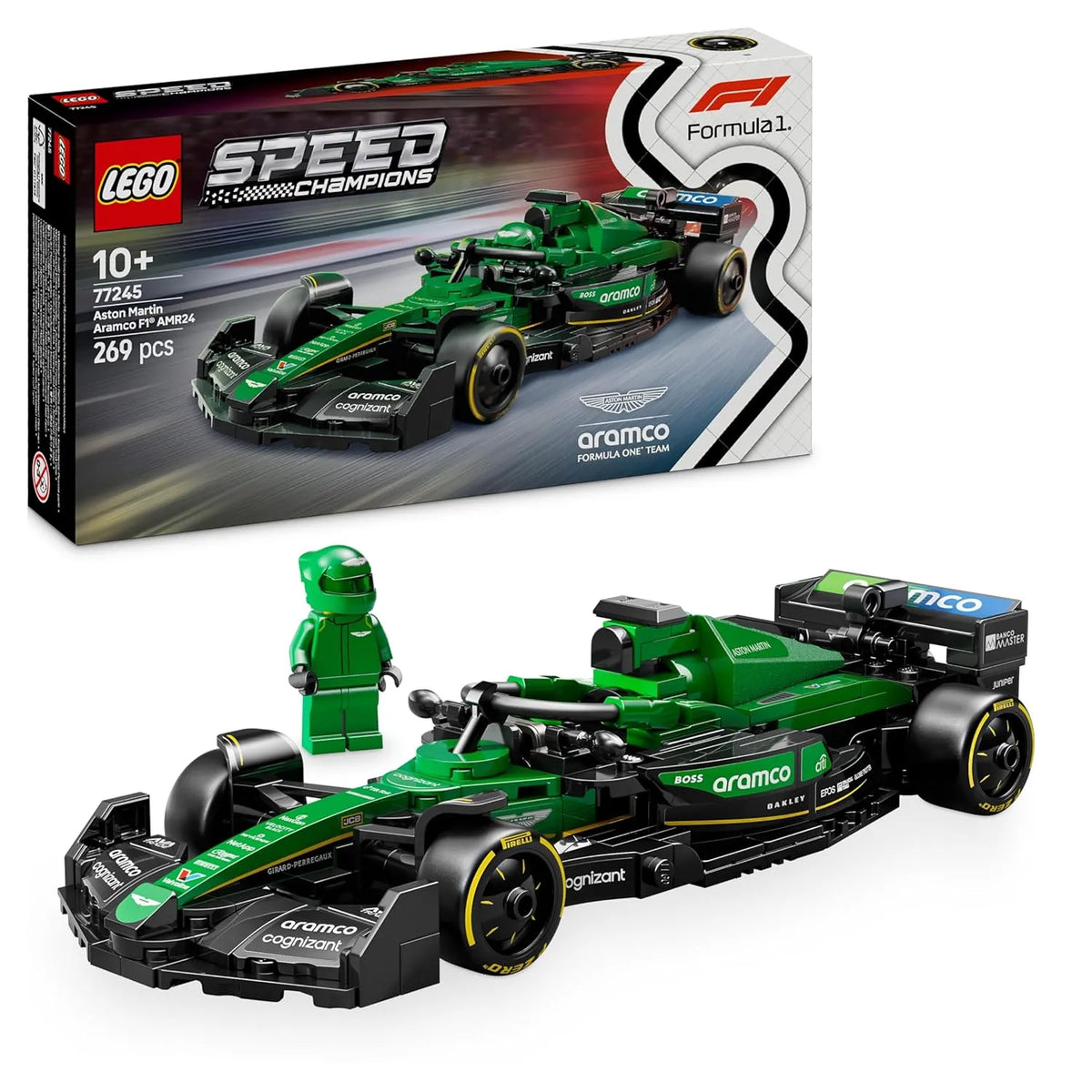 Lego Speed Champions 77245 Aston Martin Aramco F1 AMR24 Race Car - Stationery | Buy online on ZillyBuy