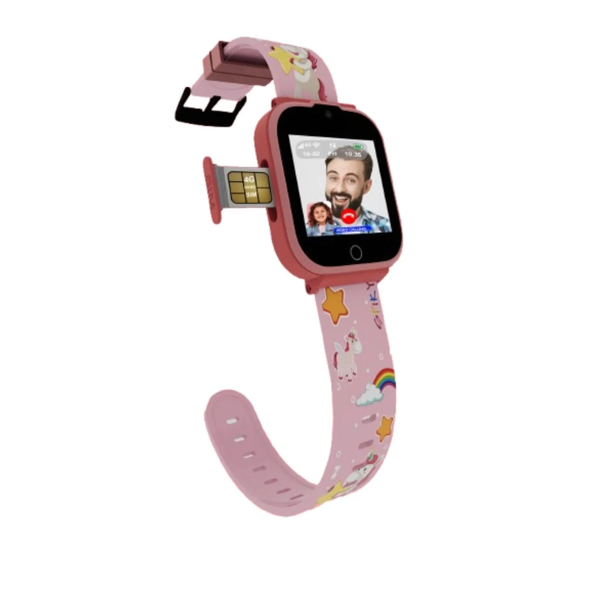 Spiky Cyclops 4G Kids Smart Watch Printed Pink - Stationery | Buy online on ZillyBuy