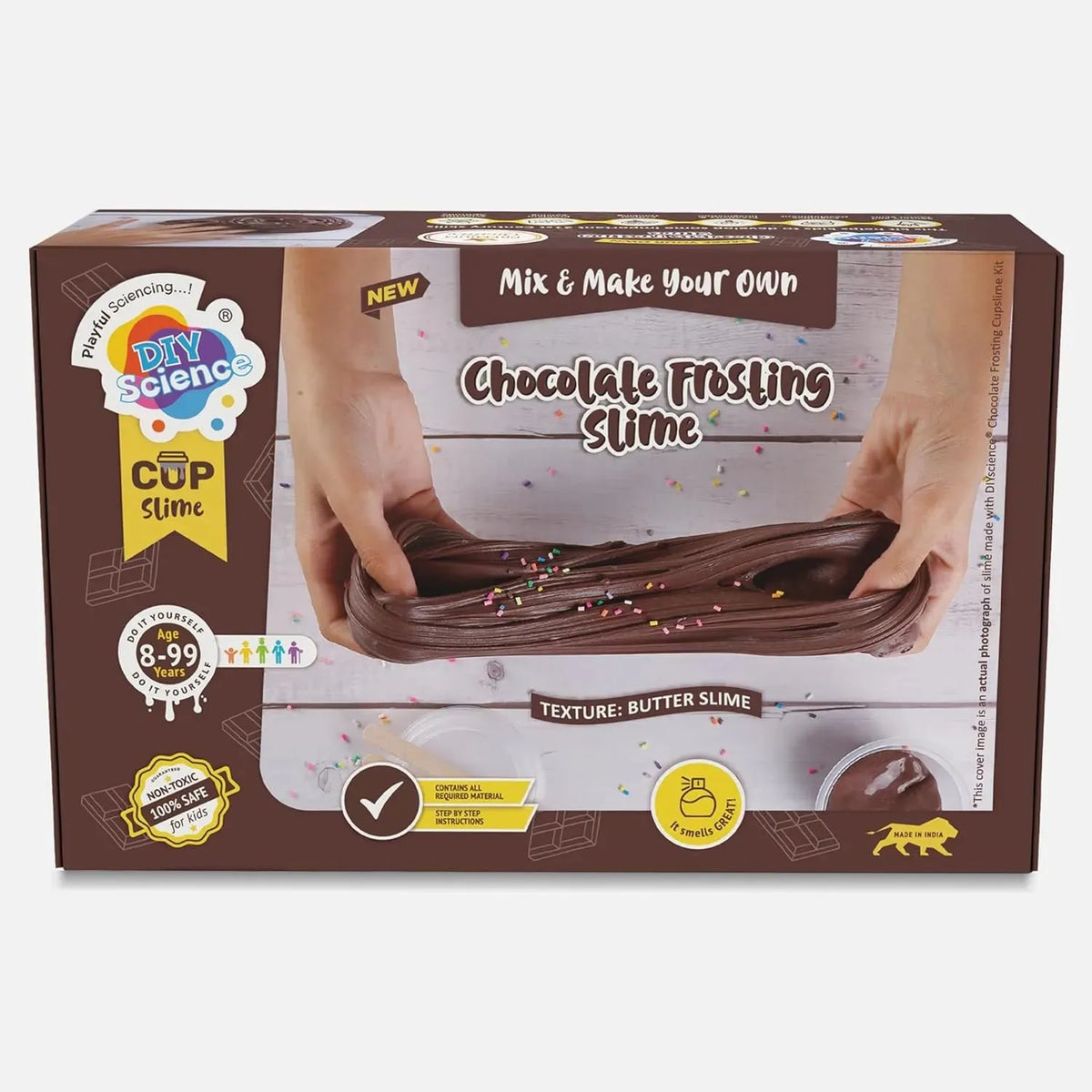 Diy Science Chocolate Frosting Slime Kit - Stationery | Buy online on ZillyBuy