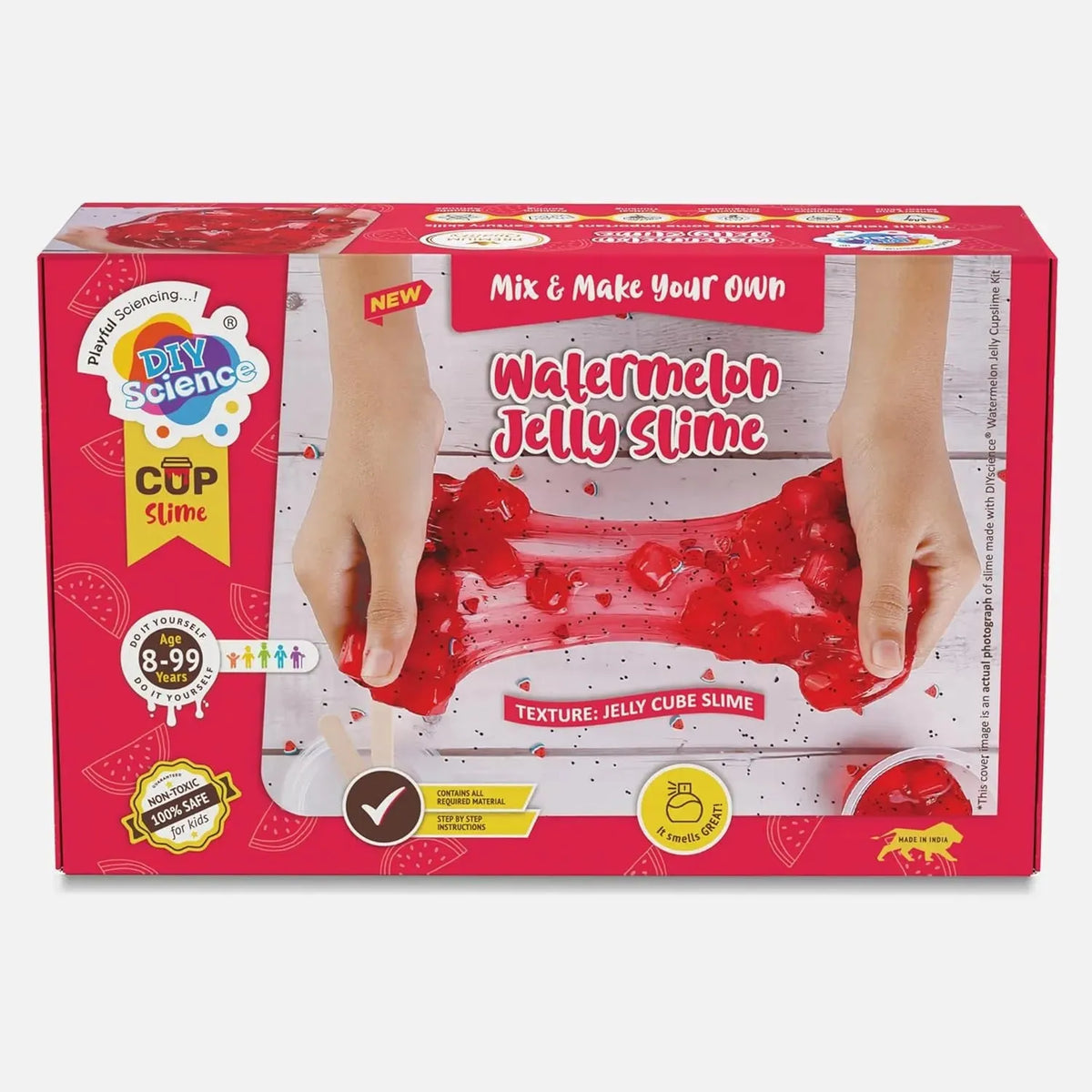 Diy Science Watermelon Jelly Slime Kit - Stationery | Buy online on ZillyBuy