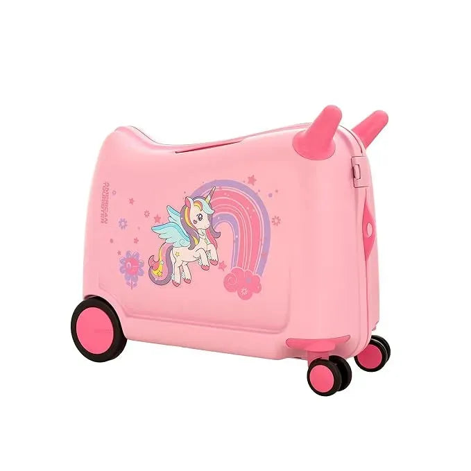 American Tourister Skiddle Light Pink Unicorn Suitcase - Stationery | Buy online on ZillyBuy