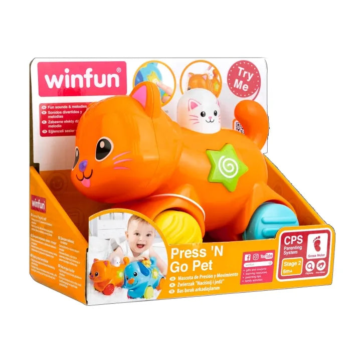 Winfun Press 'N Go Pet - Kitten - Stationery | Buy online on ZillyBuy