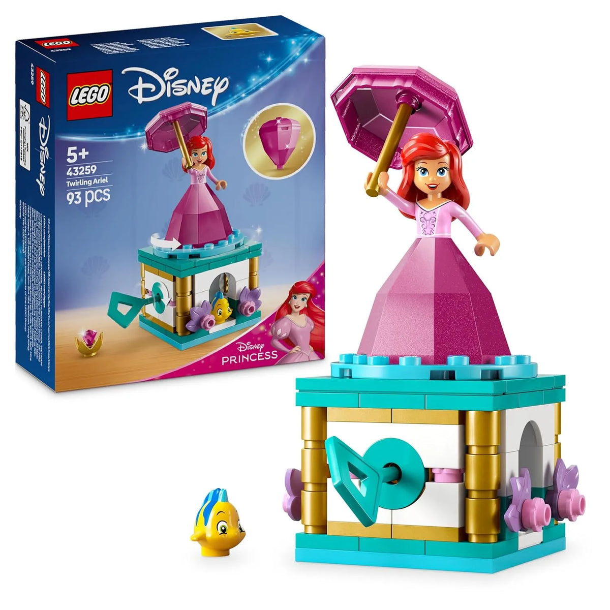 Lego Disney 43259 Twirling Ariel - Stationery | Buy online on ZillyBuy