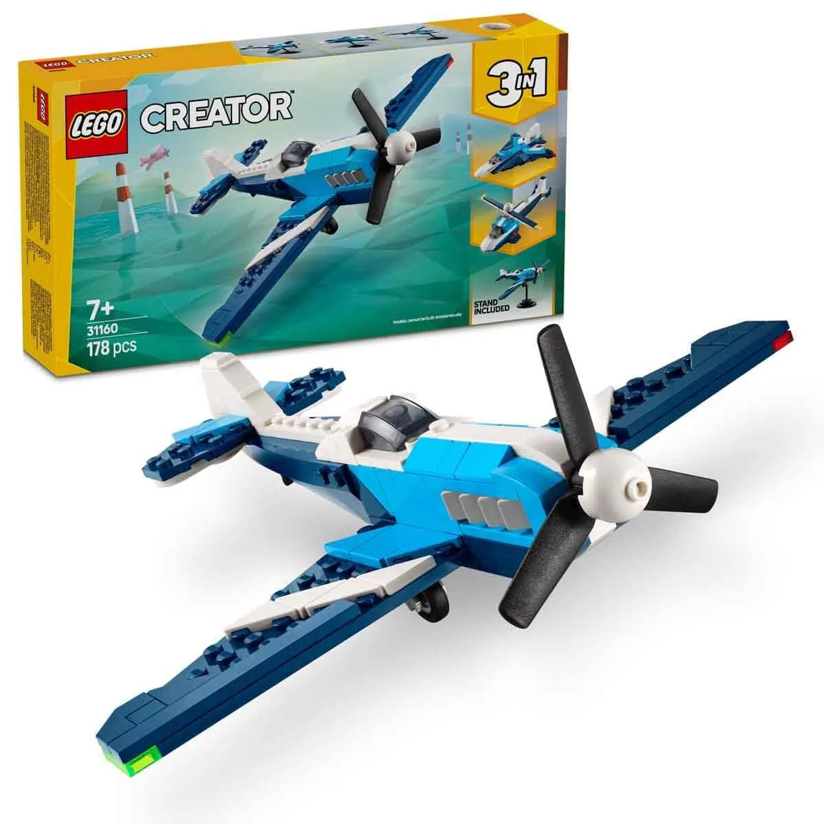 Lego Creator 31160 Aircraft: Race Plane - Stationery | Buy online on ZillyBuy