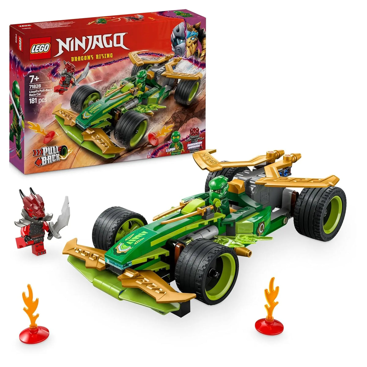 Lego Ninjago 71828 Lloyd's Pull-Back Race Car - Stationery | Buy online on ZillyBuy