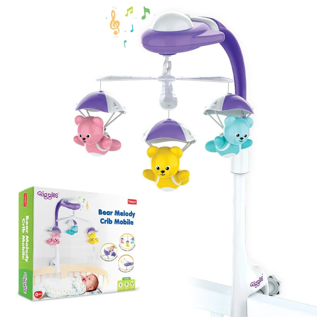 Giggles Bear Melody Crib Mobile - Stationery | Buy online on ZillyBuy