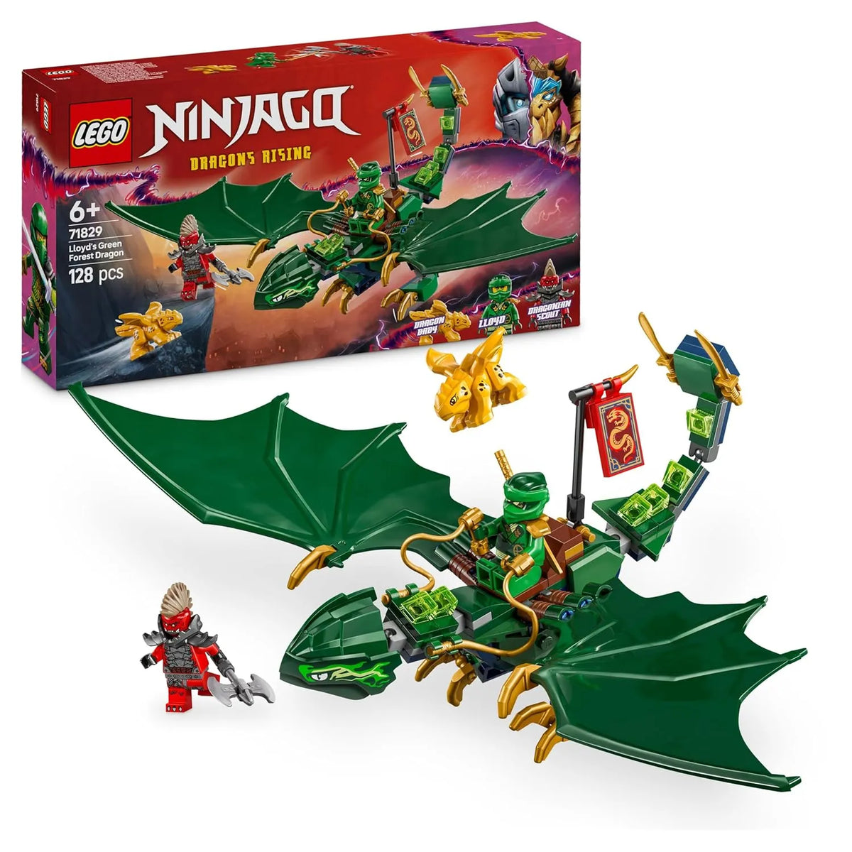 Lego Ninjago 71829 Lloyd's Green Forest Dragon - Stationery | Buy online on ZillyBuy