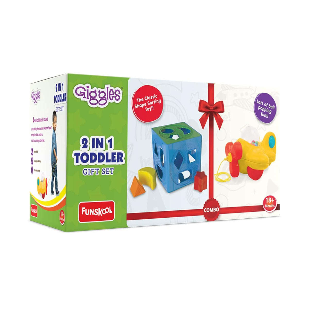 Funskool Giggles 2 in 1 Toddler Gift Set - Stationery | Buy online on ZillyBuy