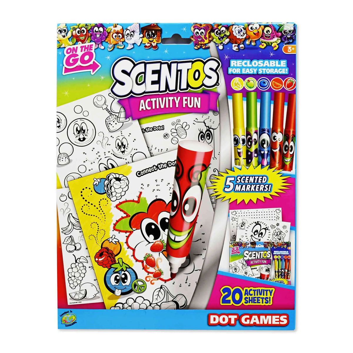 Scentos Activity Fun Dot Games 45165 - Stationery | Buy online on ZillyBuy