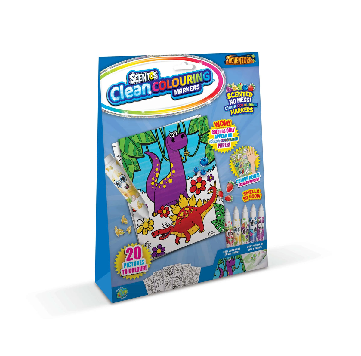 Scentos Adventure Clean Colouring 20211 - Stationery | Buy online on ZillyBuy