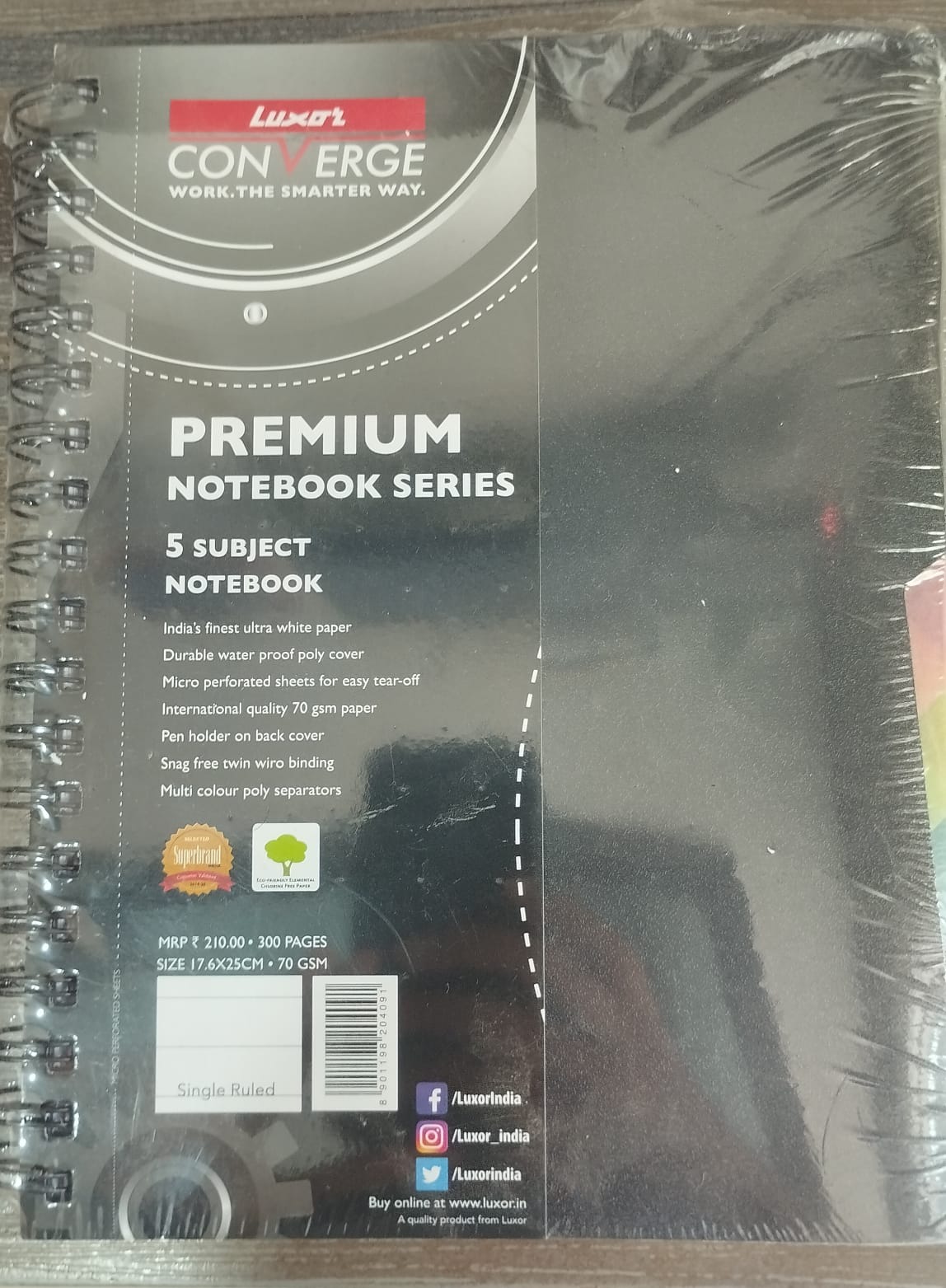5 subject book spiral - Stationery | Buy online on ZillyBuy