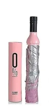 Mini Bottle Umbrella carnation pink