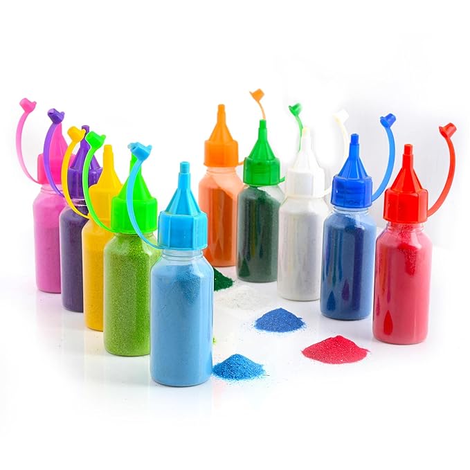 Rangoli Powder Bottle Set  10 Squeeze Bottles for Diwali, Navratri, Pongal, Pooja & Mandir Decoration of Diwali,  Festival(Multicolor) - Party and Festive Needs | Buy online on ZillyBuy