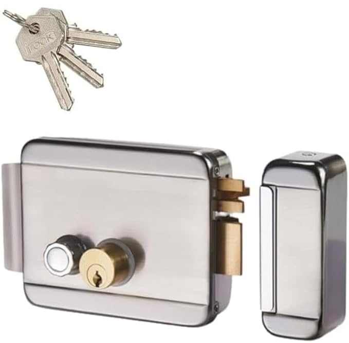 Stainless Steel 50 Mm Padlock with 3 Extra Keys Pack of 2 Heavy Duty Padlock Main Door Lock | Silver - Hardware, Tools and Home Safety | Buy online on ZillyBuy