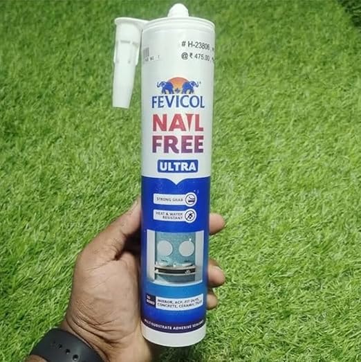 Fevicol Nail Free Ultra Heavy Duty Adhesive Glue with 1 Stainless Steel Gun, Combo Pack of 2 - Hardware, Tools and Home Safety | Buy online on ZillyBuy