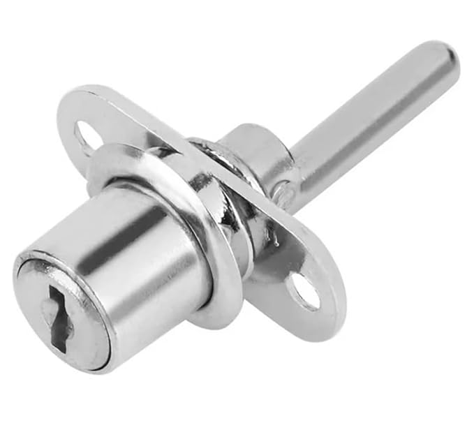 Adison Push Lock Stainless Steel Wardrobe Lock, Heavy Duty, 2 Keys, Pack of 2 PCS, Push Door Lock, Drawer Lock Pack of 2 pcs - Hardware, Tools and Home Safety | Buy online on ZillyBuy