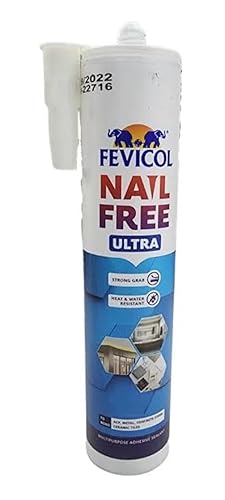 FEVICOL NAIL FREE ULTRA Adhesive for Glass, Ceramics and Concrete, 435g, Strong Bond, Water and Heat Resistant - Hardware, Tools and Home Safety | Buy online on ZillyBuy
